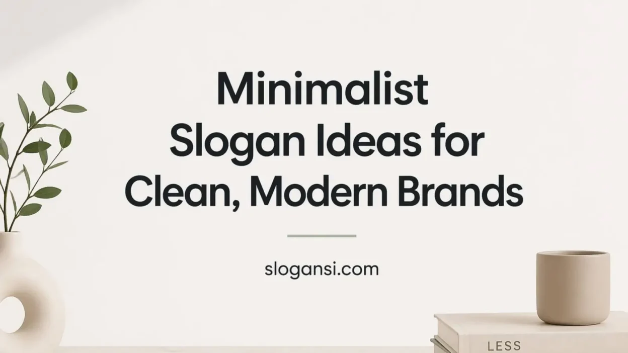 Minimalist Slogan Ideas