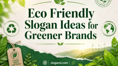 Eco Friendly Slogan