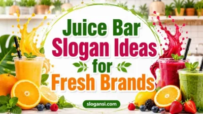 Juice Bar Slogan